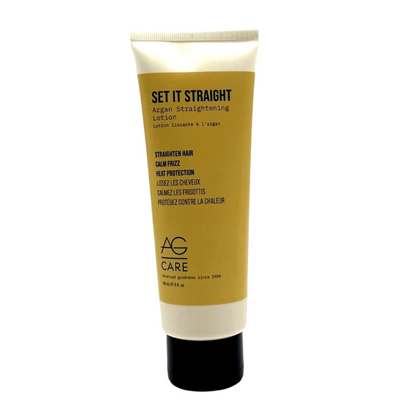 AG Care Set It Straight Argan Straightening Lotion Frizz Heat Protection 5 oz - Picture 1 of 1